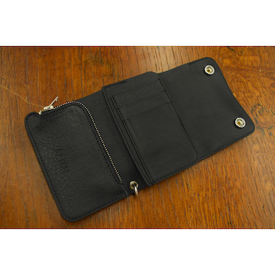 【STUDS LEATHER FLAP HALF WALLET】21AW014LAL*121画像4