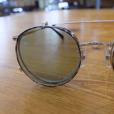 yFlip up type circle metal glasses -Limited-z23SS001GSP*121摜3
