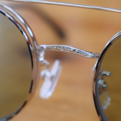 yFlip up type circle metal glasses -Limited-z23SS001GSP*121摜4