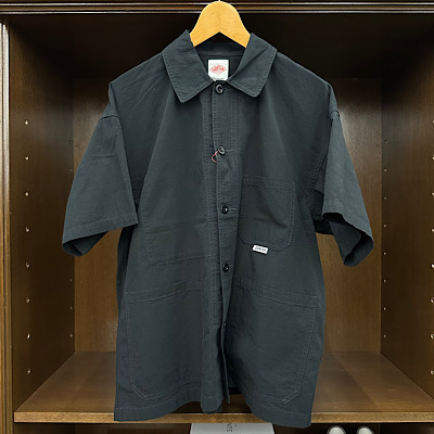 yMENfS ORGANIC COTTON WASHER SHORT SLEEVE COVERALL SHIRTzDT-B0239MUG*121