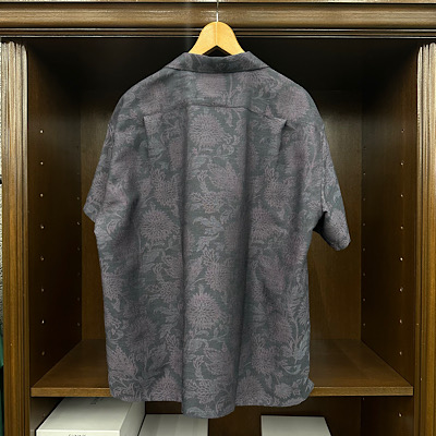 yFLOWER JACQUARD CHAMBRAY S/S SHIRTz25SS005JQ*121摜2