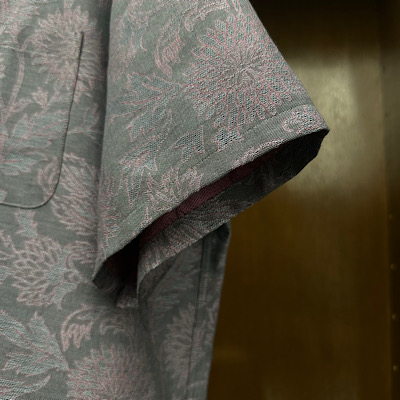 yFLOWER JACQUARD CHAMBRAY S/S SHIRTz25SS005JQ*121摜5