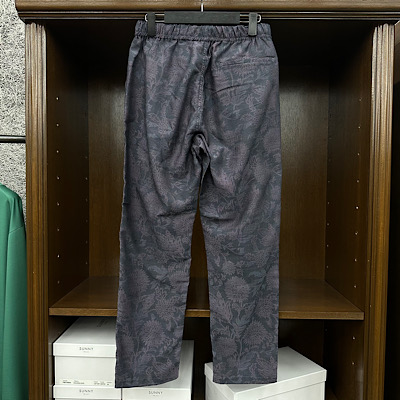 y FLOWER JACQUARD CHAMBRAY EASY TORUSERSz25SS006JQ*121摜2