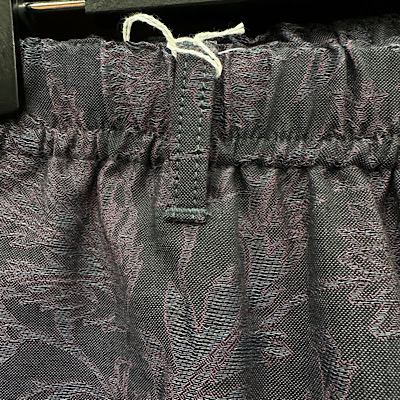 y FLOWER JACQUARD CHAMBRAY EASY TORUSERSz25SS006JQ*121摜4