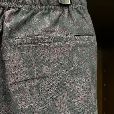 y FLOWER JACQUARD CHAMBRAY EASY TORUSERSz25SS006JQ*121摜6