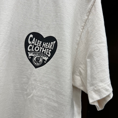yBINDER NECK CALEE CLOTHING VINTAGE TEEz25SS063*121摜2