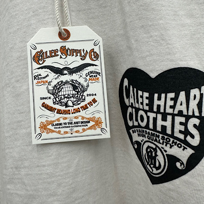 yBINDER NECK CALEE CLOTHING VINTAGE TEEz25SS063*121摜8