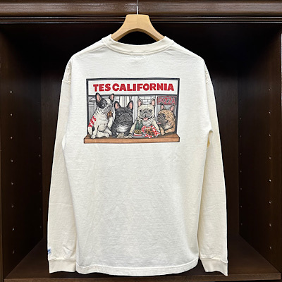 yTES CALIFORNIA PIZZA DINER LONG SLEEVE T-SHIRTz25774328*121摜3