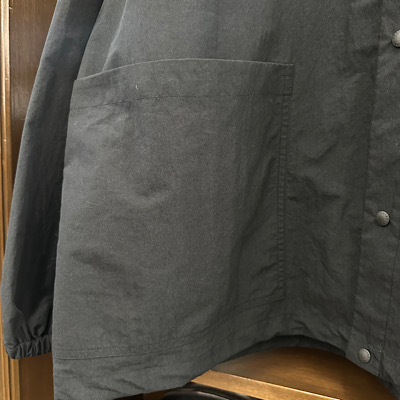 �yCotton Nylon Typewriter Hooded Light Jacket�zOR-A0778NCK*121�摜4