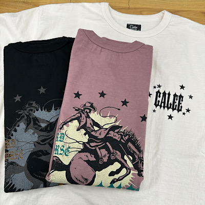 �yGARMENT DYE IRON HORSE TEE �z26SS002BW*121