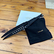 ySTUDS  KNITTING LEATHER LONG KEY RINGz25SS003LE*121