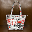 �yPRINT LEATHER TOTE�zALB-9924*121